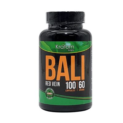 Kratom Kaps Red Bali (100CT)