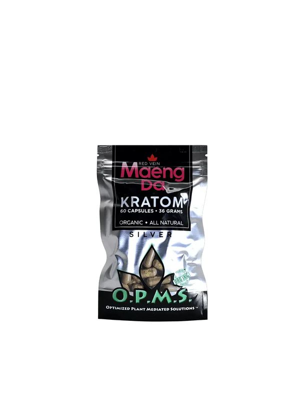 OPMS Silver Red Maeng Da - 36g (60CTBG)