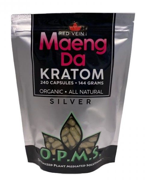 OPMS Silver Red Maeng Da - 144g (240CT)