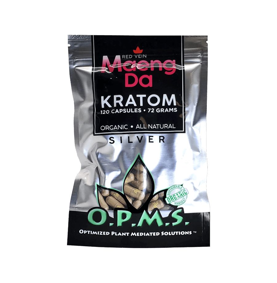 OPMS Silver Red  Maeng Da - 72g (120CT)