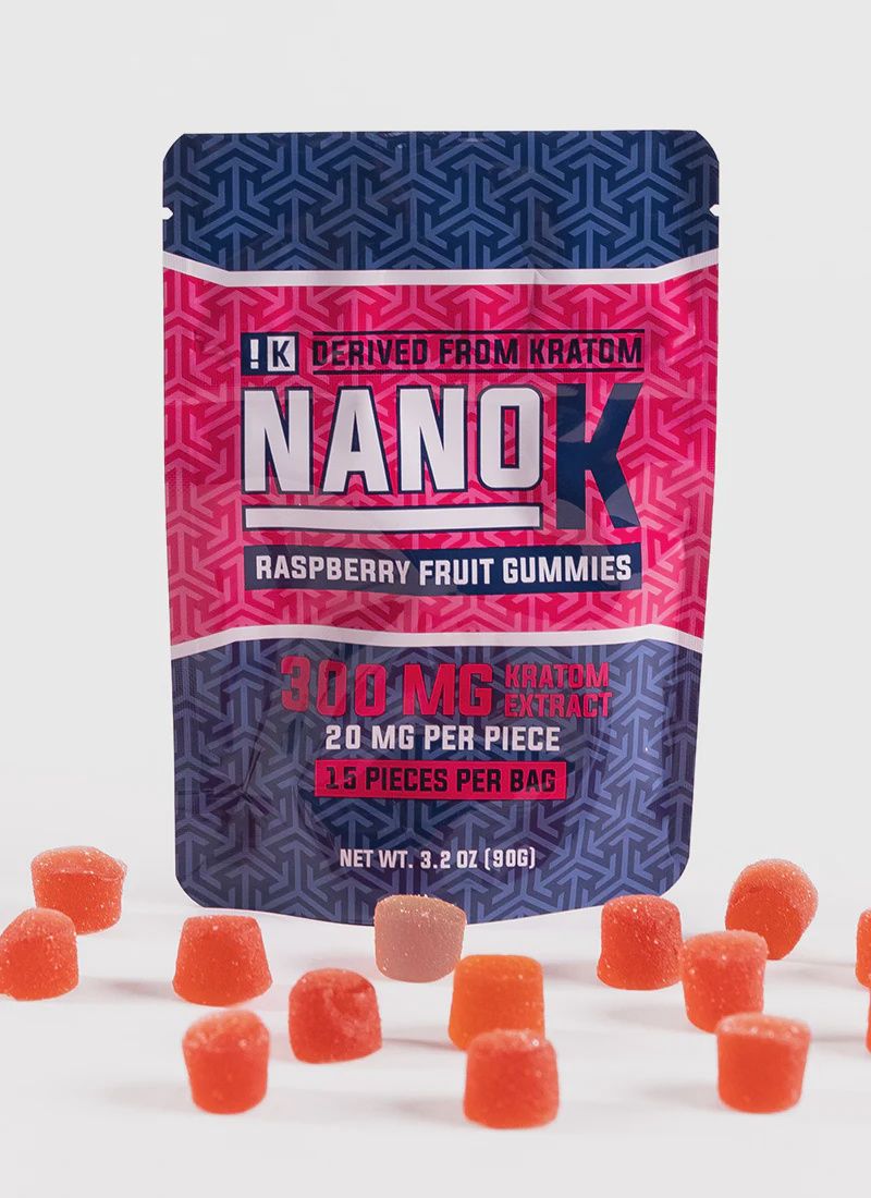 NANO K Raspberry Fruit Gummies (300mg/20ct)