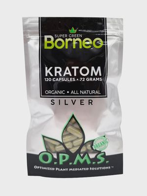 OPMS Silver Super Green Borneo - 72g (120CT)