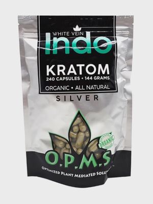 OPMS Silver White Vein Indo - 144g (240CT)