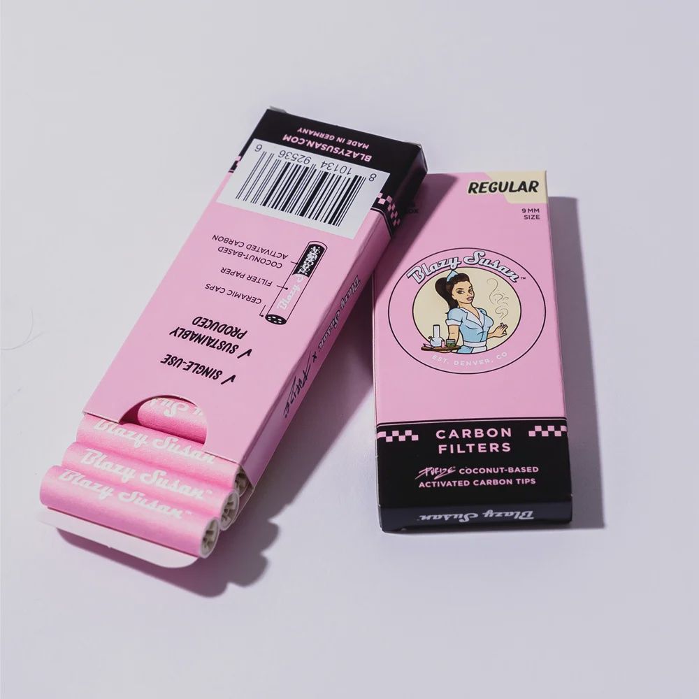 Blazy Susan x Purize Charcoal Activated Filter Tips (10CT) - Purple