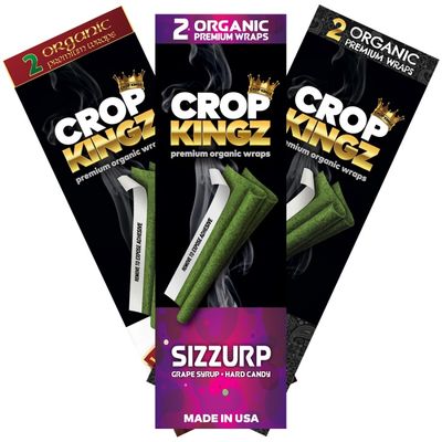 Crop Kingz Premium Organic Hemp Wraps 2Pk