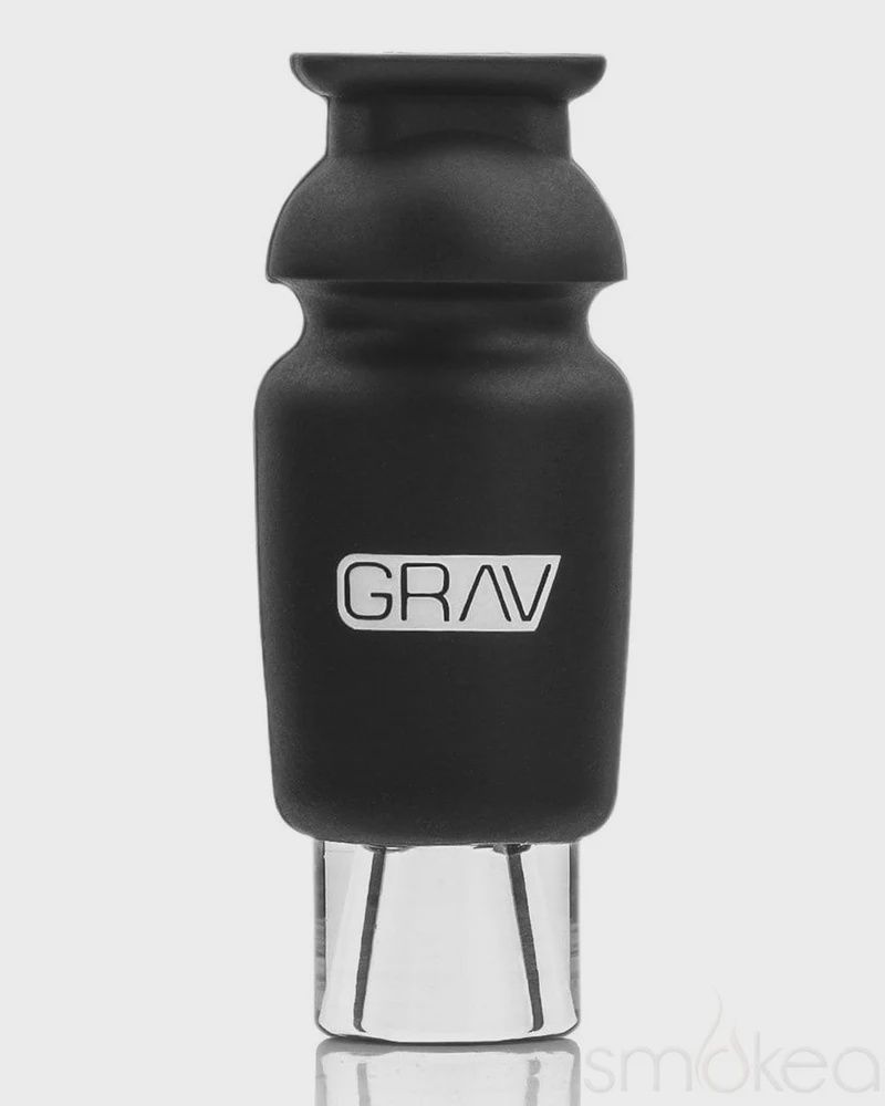 GRAV Silicone Tipped Glass Crutch, Color: Black