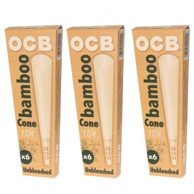 OCB Unbleached Bamboo Cones