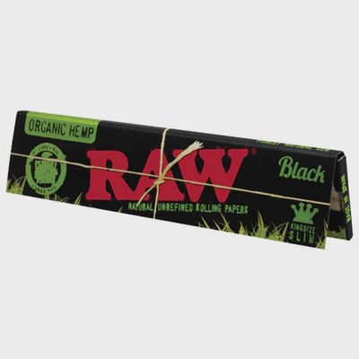 Raw Organic Hemp Papers - BLACK