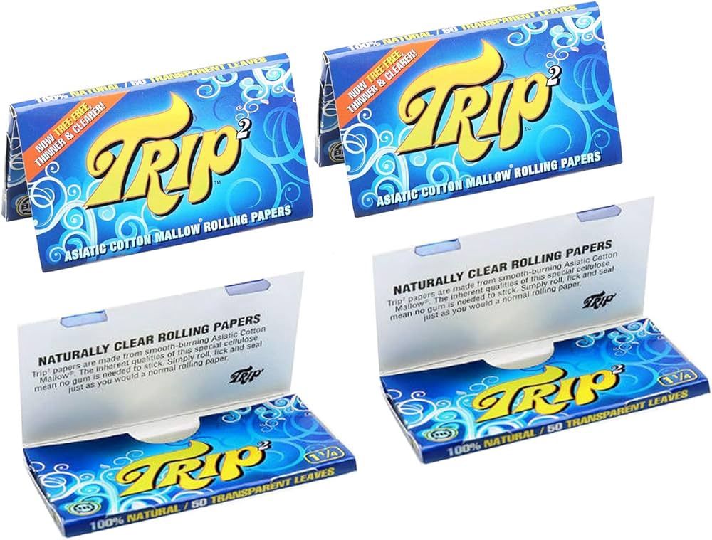 Trip Clear Rolling Papers, Size: 1.25