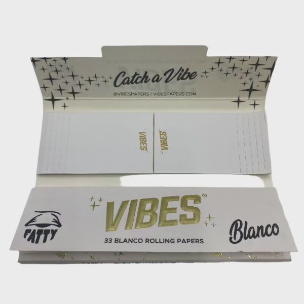 VIBES Blanco Papers, Type: Fatty w/ Tips