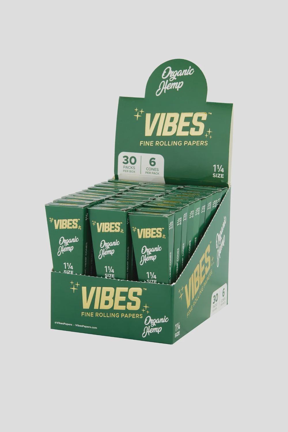 Vibes Organic Hemp Cone, Size: 1 1/4