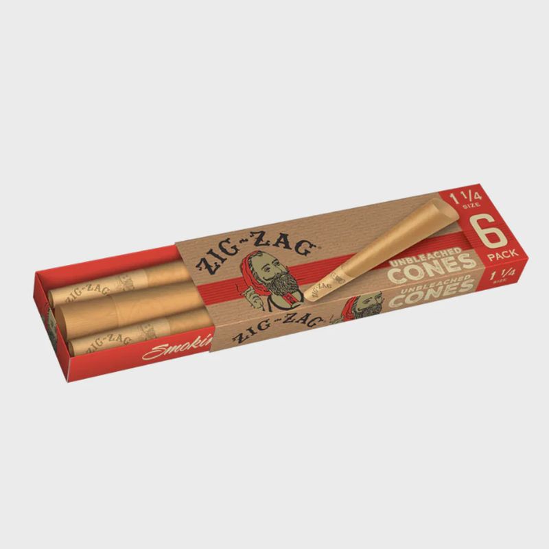 Zig-Zag Unbleached Cones
