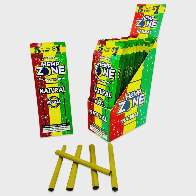 Hemp Zone Hemp Wrap - NATURAL (5/$1)