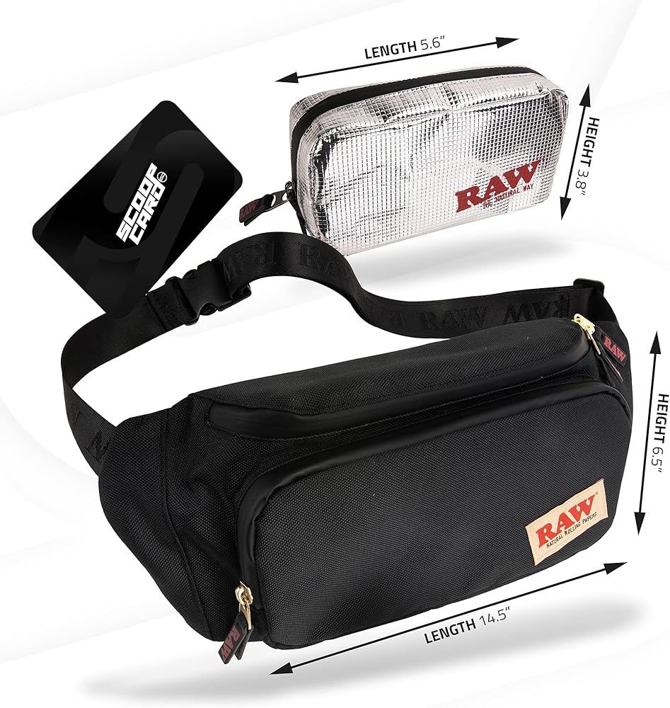 RAW x Rolling Papers Sling Bag
