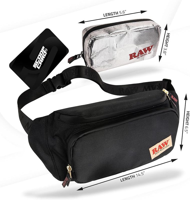 RAW x Rolling Papers Sling Bag