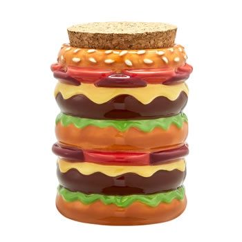 FashionCraft Stash Jar - Cheeseburger
