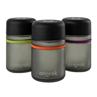 OnGROK Childproof Storage Jar Set - 180mL (3)