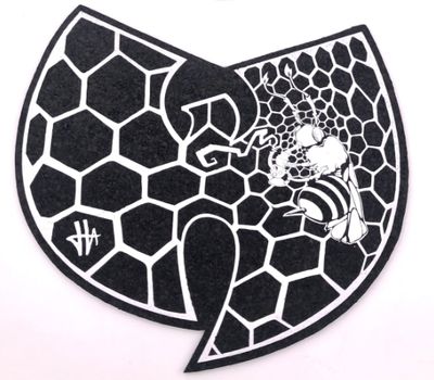 Save the Bees Dab Mat - WHITE