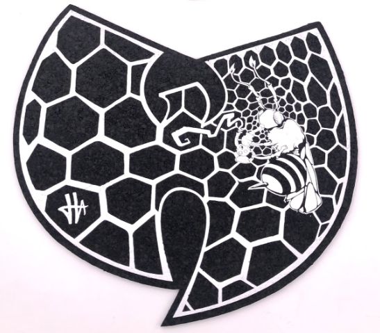 Save the Bees Dab Mat - WHITE