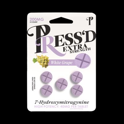 Press’d Extra Strength 7-OH Chewable Tablets