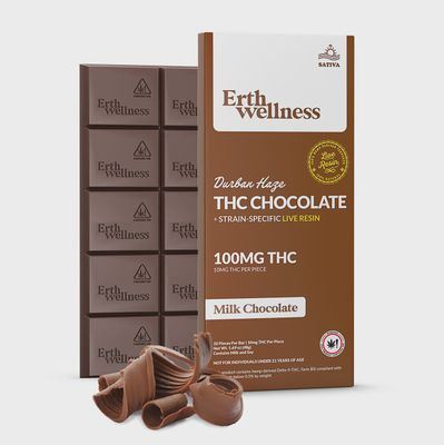 Erth Wellness THC Chocolate Bar (100mg)