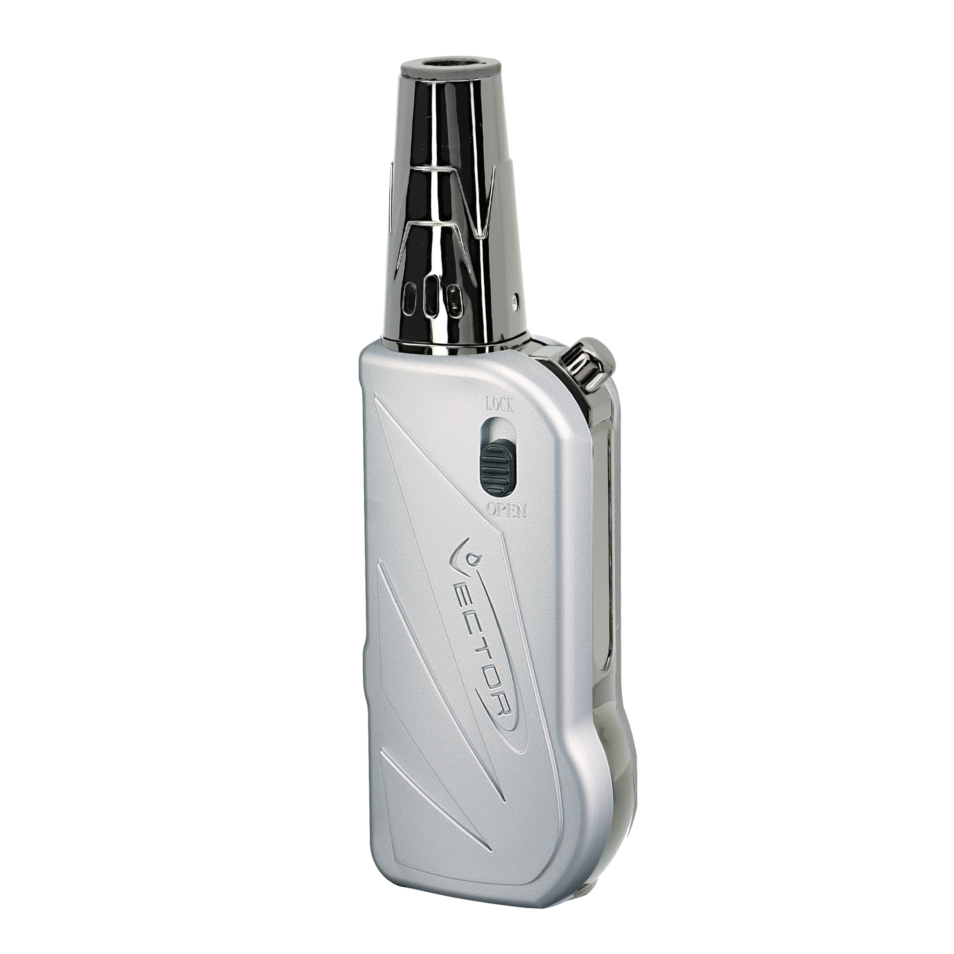 Vector VBoom - Torch Lighter, Color: Silver Matte