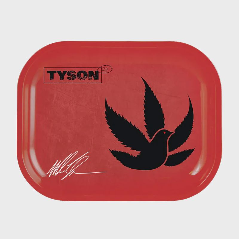 Tyson 2.0 Red Pigeon Rolling Tray (Medium)