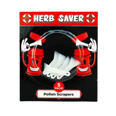 Herb Saver Clear Pollen Scraper (5PK)