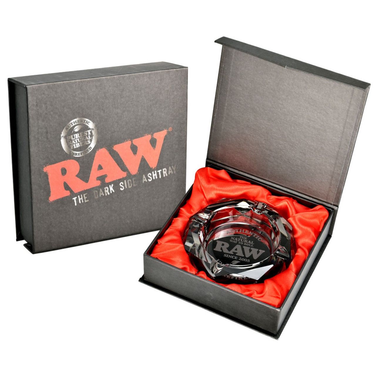 RAW &quot;The Dark Side&quot; Glass Ashtray