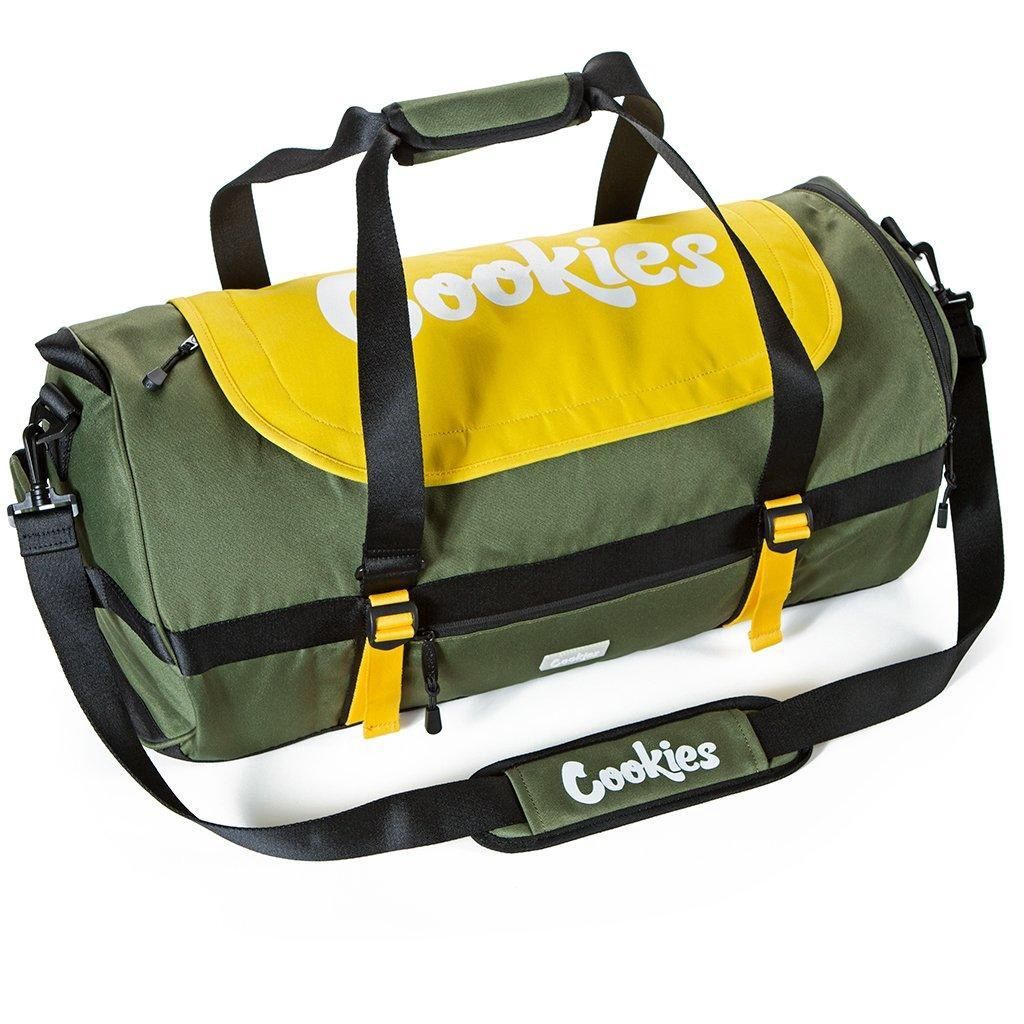 Cookies Parks Utility Smell Proof Duffle Bag, Color: Olive