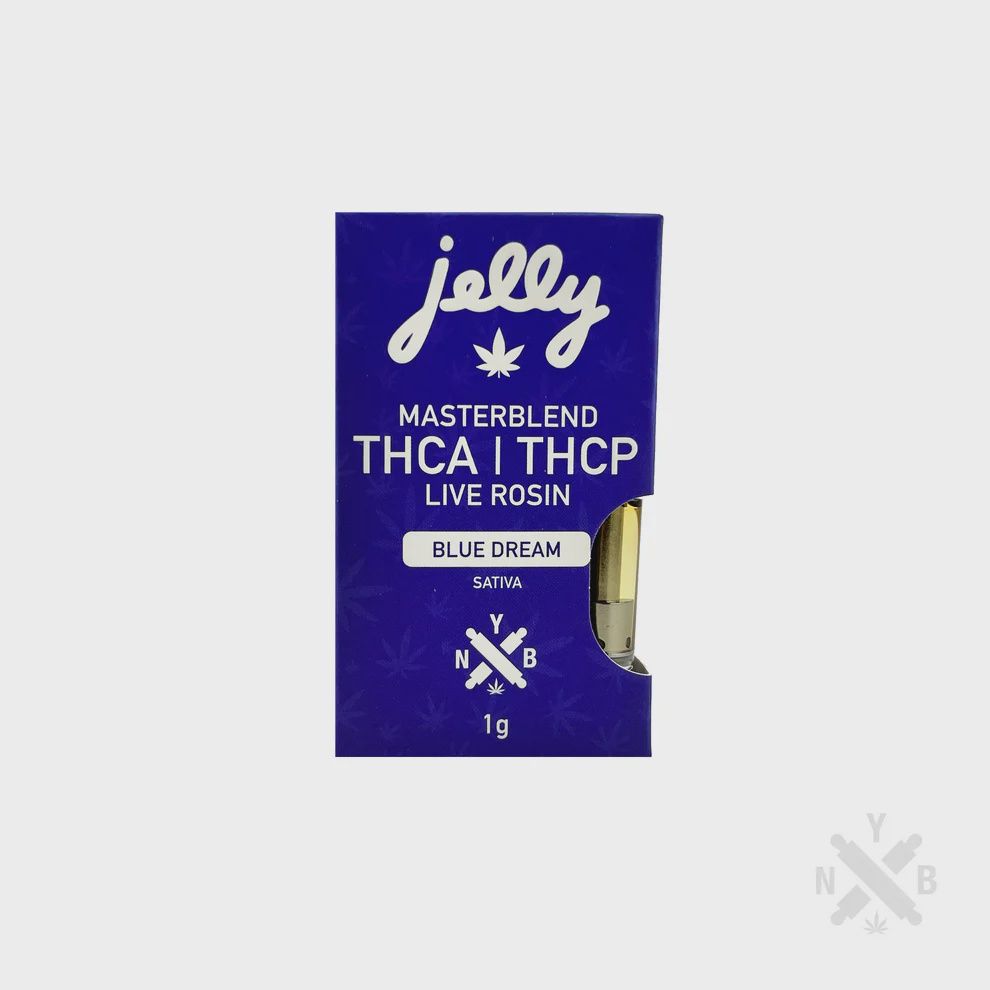 jelly Master Blend THCA/THCP Live Rosin Cartridge (1g), Strain: Blue Dream (S)