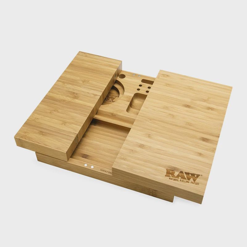 RAW Triple Flip Bamboo Rolling Tray