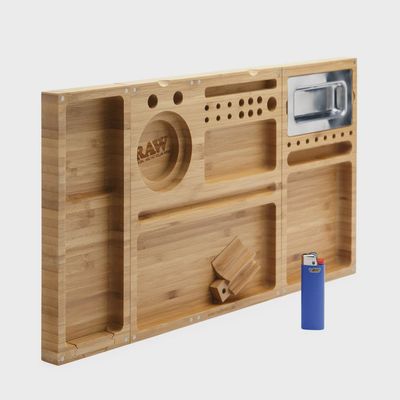 RAW Triple Flip Bamboo Rolling Tray