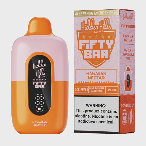 Hidden Hills x FiFTY Bar 20k Disposable (5%), Flavour: Hawaiian Nectar