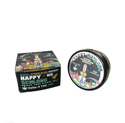 HAPPY SCHLONG THC Sexual Stimulation Gummies - HIS (2CT)