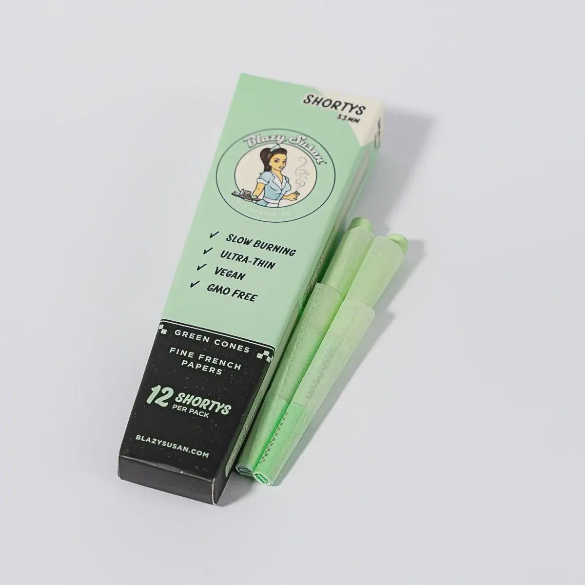 Blazy Susan Green Cones, Size: Shortys (12ct)