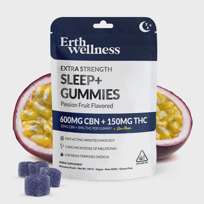 Sleep+ Gummies – CBN + THC + Live Resin Terpenes (30ct)
