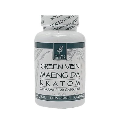 Whole Herbs Green Vein Maeng Da (120CT)
