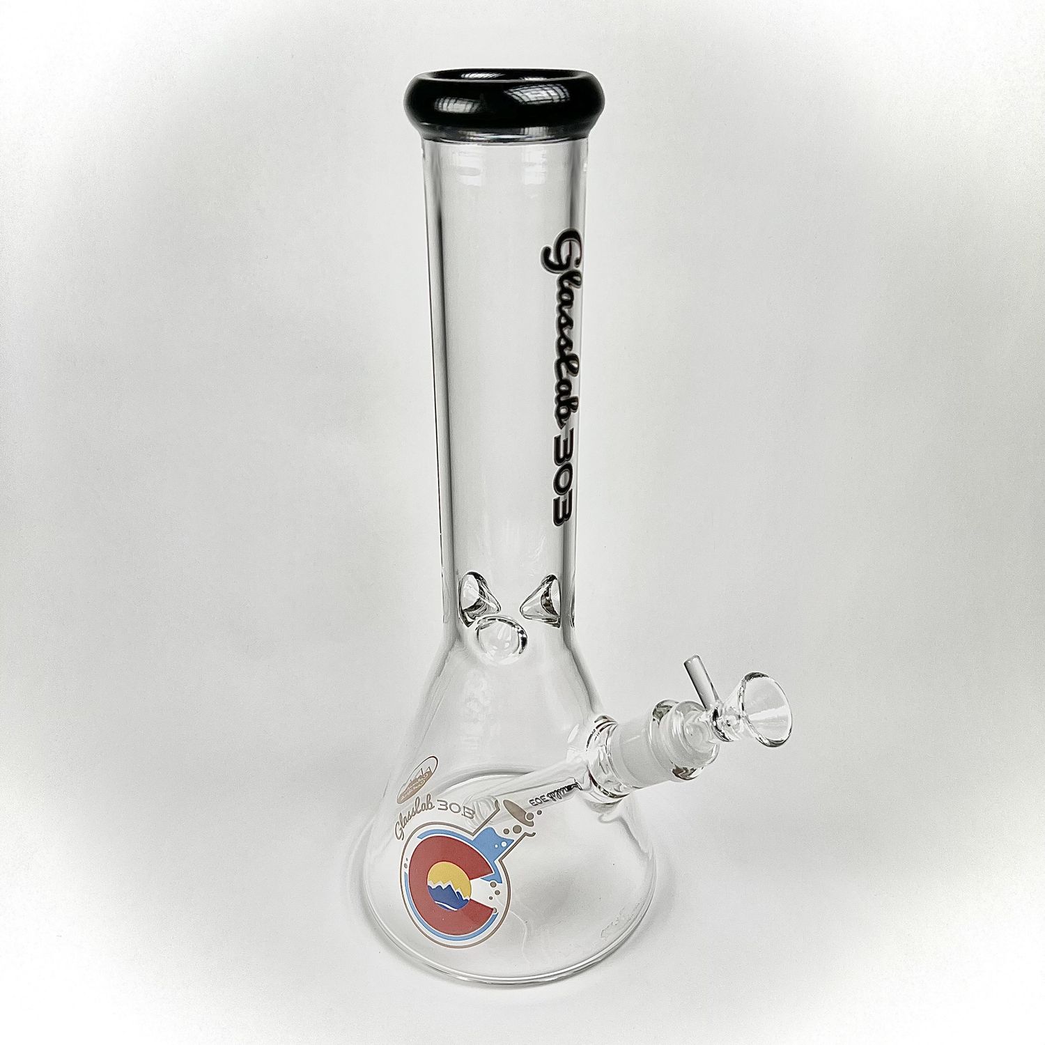 Glasslab 303 - 12" Simple Beaker, Color: BLACK