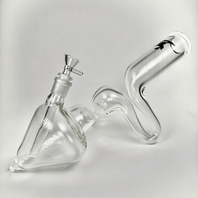 SOLID Glass 15" Lazy Boy Water Pipe (9mm)