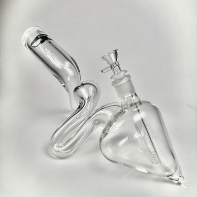SOLID Glass 15" Lazy Boy Water Pipe (9mm)