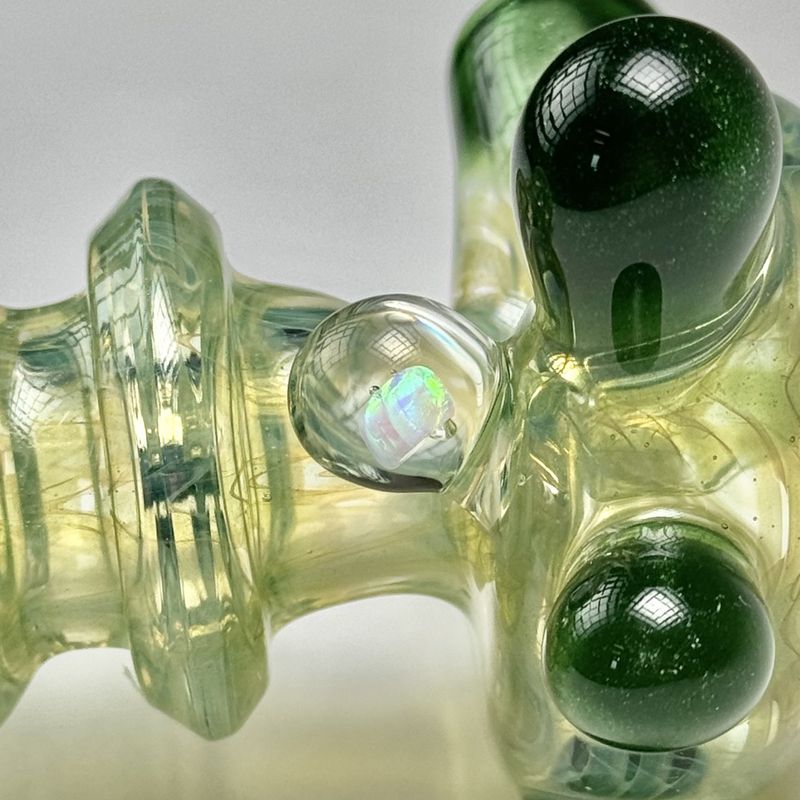 Maria Wrap &amp; Rake Opal Spoon by Bash Glass
