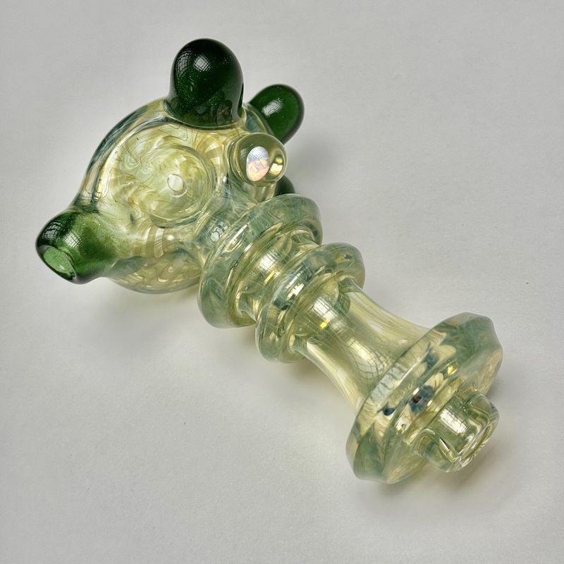 Maria Wrap &amp; Rake Opal Spoon by Bash Glass