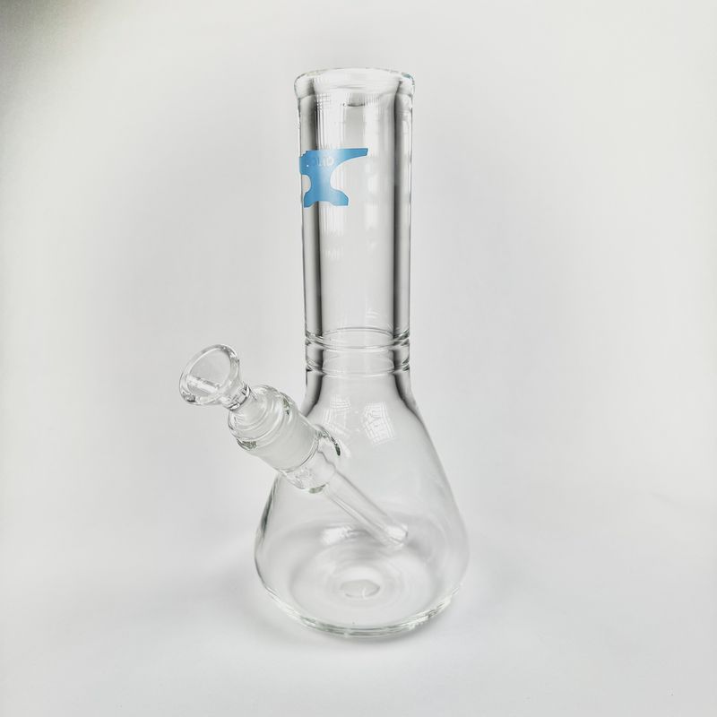SOLID Glass 10" Beaker Water Pipe (9mm)