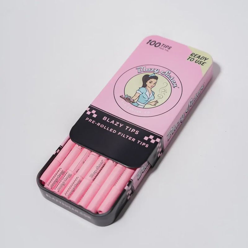 Blazy Susan Pre Rolled Filter Tips - 100ct Tin
