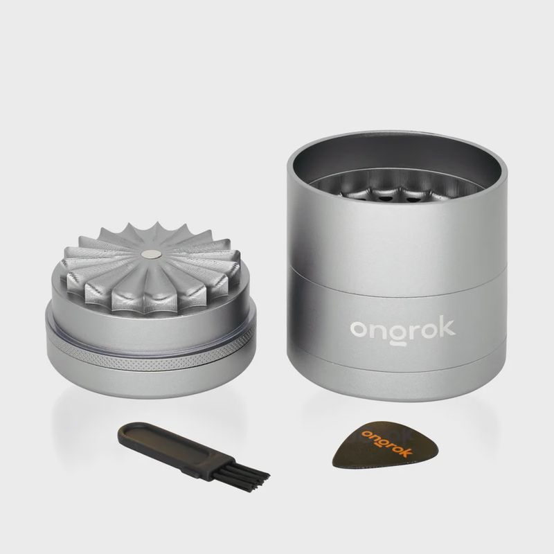 ONGROK Flower Petal Toothless 5pc Grinder w/ Storage (2.5")