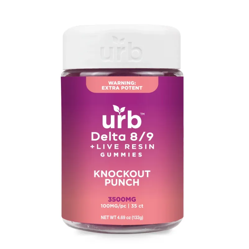 urb Live Resin Gummies - Delta8/Delta9  (3500mg/100mg/35ct)