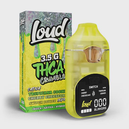 Loud THC-A Crumble SWITCH Disposable – 3.5g