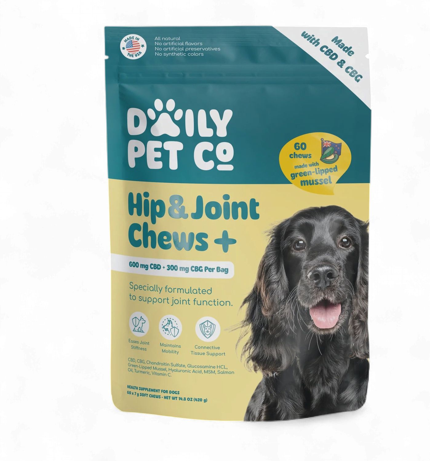 Daily Pet Co Dog Hip &amp; Joint Chews+ (60CT)