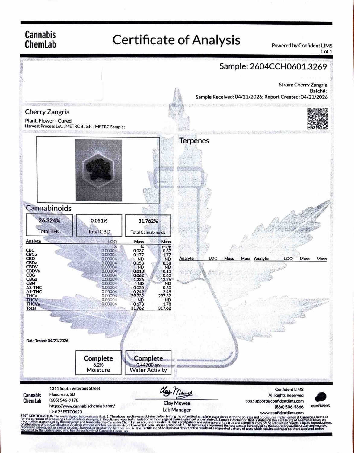 Black Panther THCA Flower - 25.47% (SH)